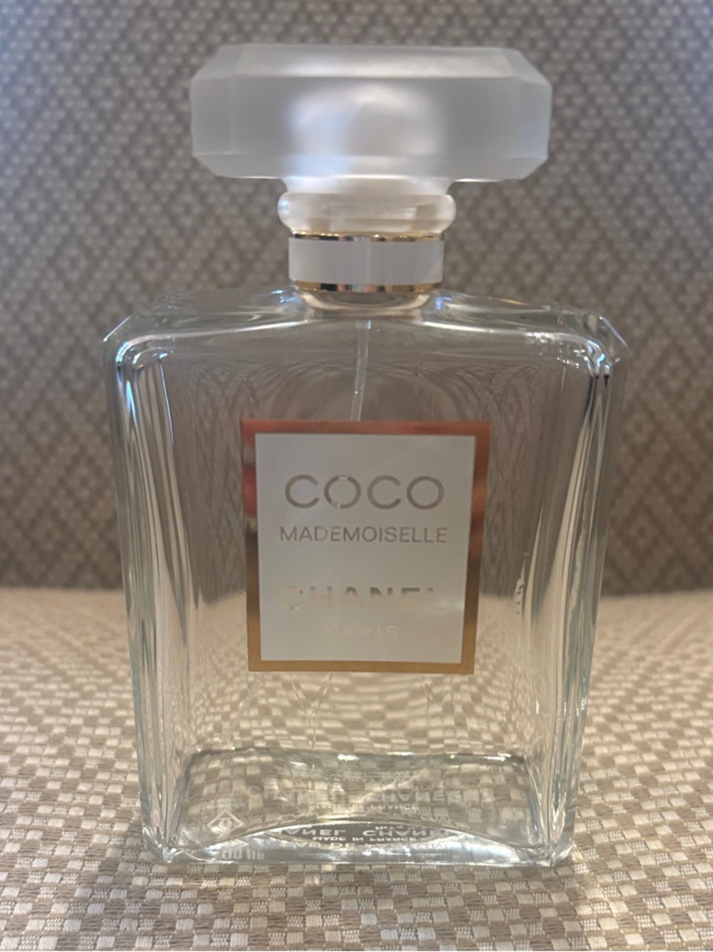 CHANEL Coco Mademoiselle EMPTY Perfume Bottle - 6.8 oz